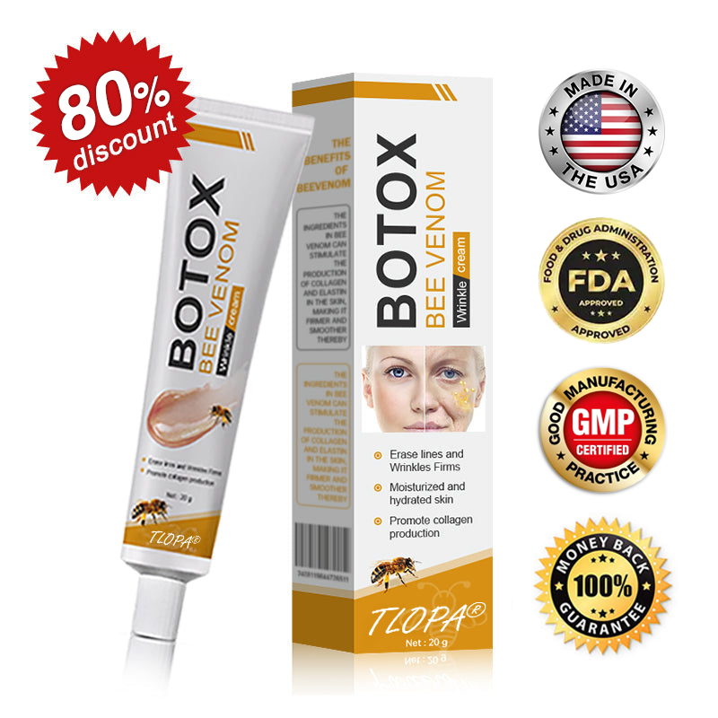 👨⚕️ Made and Shipped from USA✅ TLOPA® Botox Bee Venom Wrinkle Removal Cream- LAST DAY 80% OFF