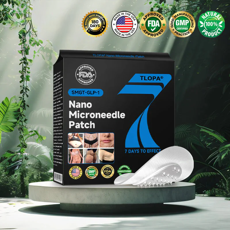 TLOPA® Nano Microneedle Patch with SMGT-GLP-1 & Matrixyl 3000 – Slimming,👨⚕️ Skin Tightening, Blood Sugar Support, No Injection, 7-Day Result
