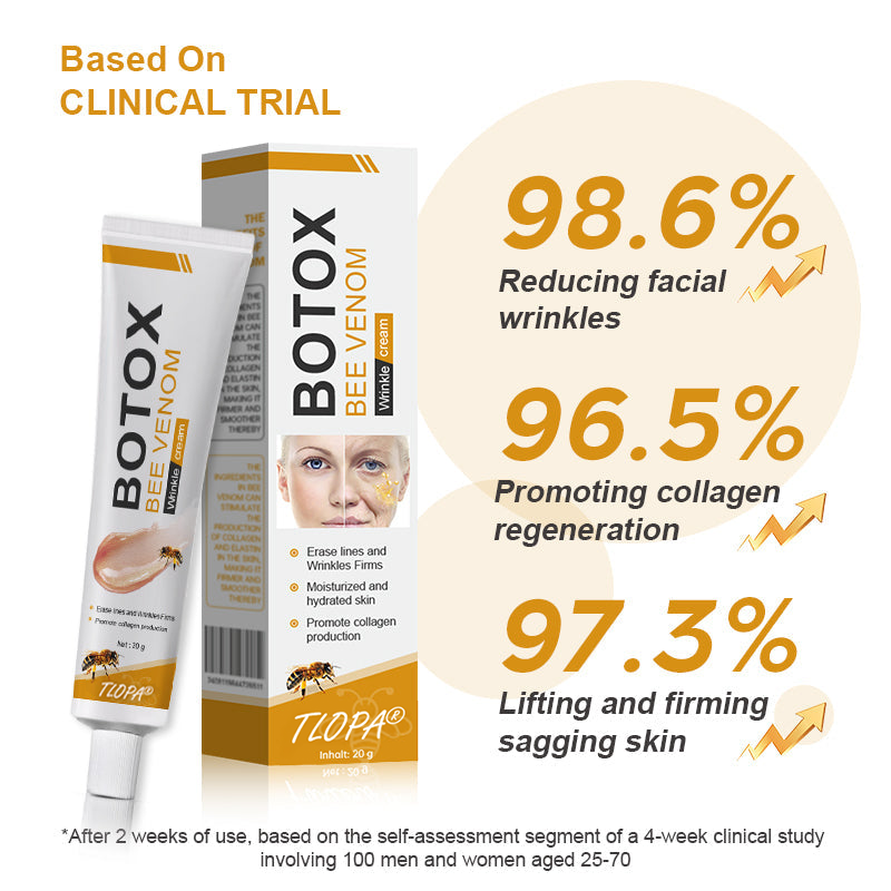 👨⚕️ Made and Shipped from USA✅ TLOPA® Botox Bee Venom Wrinkle Removal Cream- LAST DAY 80% OFF