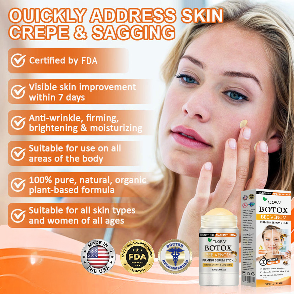 Made and Shipped from USA✨TLOPA® Botox Bee Venom Firming Serum Stick✨(🔥LAST DAY 70% OFF🔥)