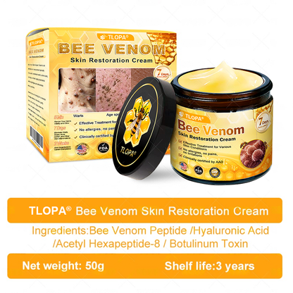 Made and Shipped from USA ✨ TLOPA® Bee Venom Skin Restoration Cream ⏰ LAST DAY 80% OFF💖💖
