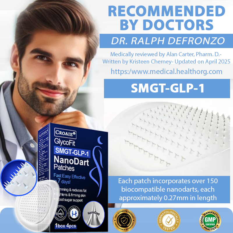 🔥[See results in 7 days🔥]Croaie® GlycoFit SMGT-GLP-1 NanoDart Patches