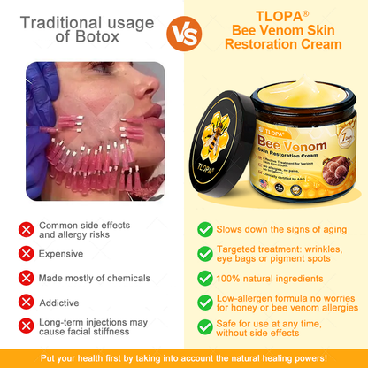 Made and Shipped from USA ✨ TLOPA® Bee Venom Skin Restoration Cream ⏰ LAST DAY 80% OFF💖💖
