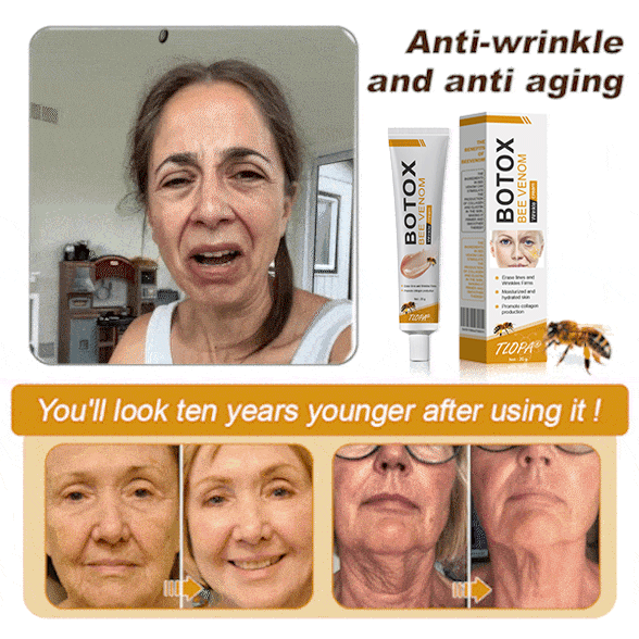 👨‍⚕️ Made and Shipped from USA✅ TLOPA® Botox Bee Venom Wrinkle Removal Cream- LAST DAY 80% OFF