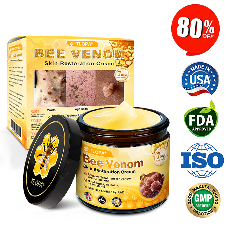 Made and Shipped from USA ✨ TLOPA® Bee Venom Skin Restoration Cream ⏰ LAST DAY 80% OFF💥💥